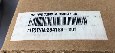HP PS-3701-1C / 382175-501 ProLiant ML350 In: 120/240V Out: 12VDC 725W