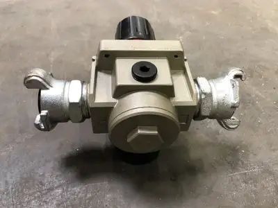 Solenoid Valve w/ 150 psi Pressure Gauge