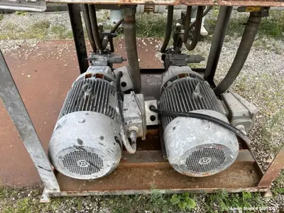 Used  Olson / V-RAM Double By-Products Pumping System | 5,000 lbs/hr | Dual 50 HP Hydraul