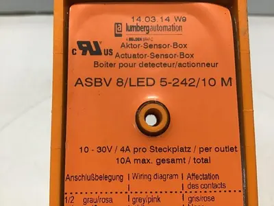 USED LUMBERG ASBV8/LED 5-242/10M