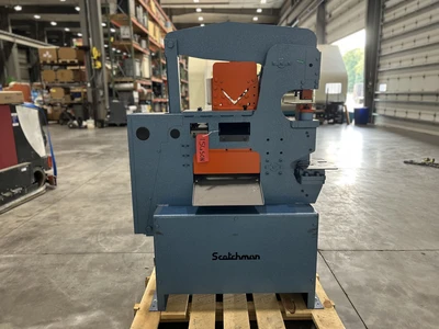 Scotchman 50 Ton Ironworker, Model 50514-EC with LED Lighting, 480 Volt / 3 Phase