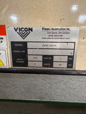 VICON HVAC 520-DL PLASMA / LINER CUTTING TABLE Plasma Cutters Sheet Metal | Norcal Machinery (5)
