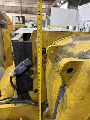 25 TON P&H OVERHEAD BRIDGE CRANE HOIST, NEW 1998, 66" GAUGE: YOBRO #24847