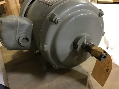 U.S. Electrical Motors 62.12505.881 1/2HP Dual Shaft Electric Motor 1745RPM 3PH