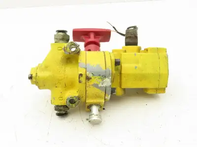 Ross Y2773A4082 Pneumatic Solenoid LOX Lock-Out Control Valve 3/2-Pos 24VDC 1/2"