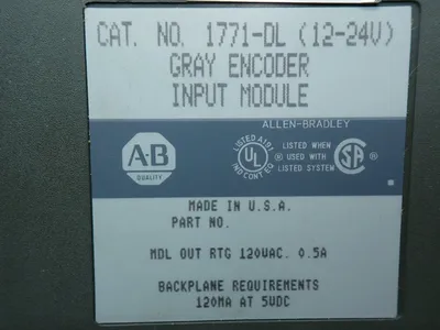 USED ALLEN BRADLEY 1771DL