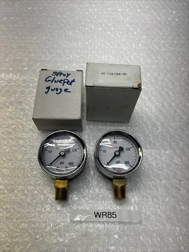 ** NEW (LOT OF 2) SPRAY GLUEPOT GAUGE INSTRUMENT PP 1124 DSB 160 Fast Shipping #