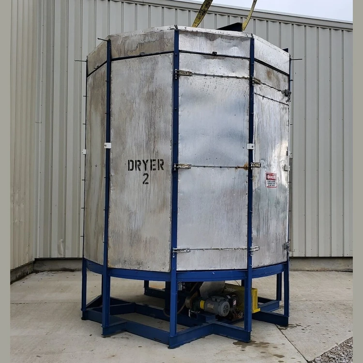 Used WYSSMONT N-16/22 Rotary Tray Dryers Kentucky US | Savona Equipment LTD #1168073
