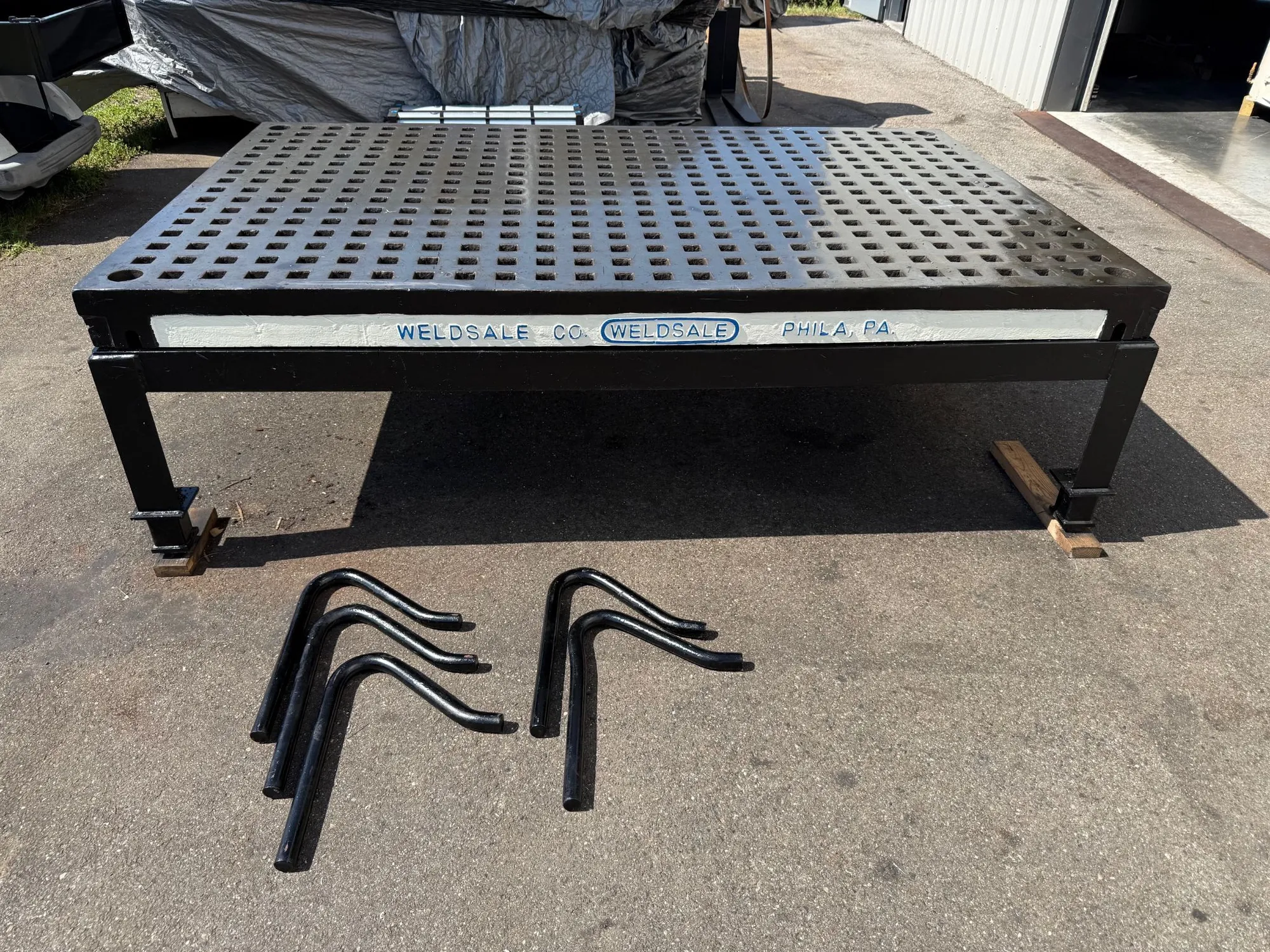 WELDSALE 5’ x 8’ Welding Table Platen Acorn Type USA #8268