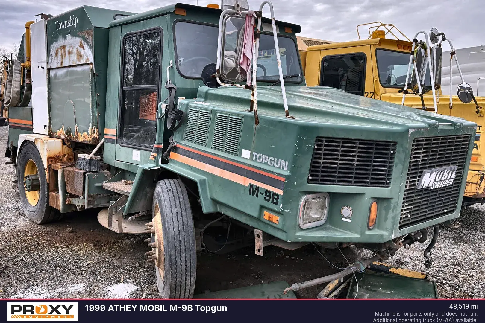 Used 1999 ATHEY MOBIL M-9B TOPGUN Street Sweeper New Jersey US | Proxy Equipment #1385367