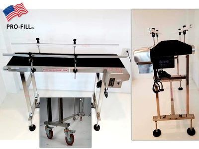 Flat Black Belt Conveyors