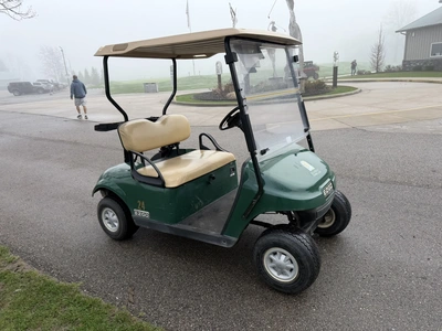 (1) 2015 E-Z-Go golf cart with a Kawasaki gas engine, does not include Club canopy, ball cover, club...