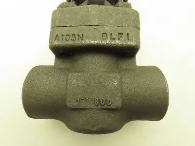 DSI 4101A5-18 Steel 1" NPT Threaded x Socket Gate Valve 1990 PSI #800  LOT OF 2
