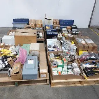 4 PALLETS OF ASSORTED ELECTRICAL