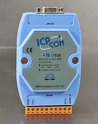 ICP CON I-7520 Converter - RS 232 To RS 485, Variable Rate Module 3B-22