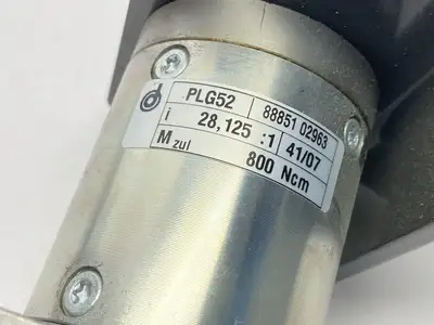 USED DUNKERMOTOREN MOTOR 3300RPM 3.5A 40V W/ PLG52 28.125:1 800NCM