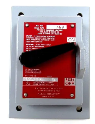 NEW ALLEN BRADLEY 600-N12 MANUAL STARTING SWITCH 600N12