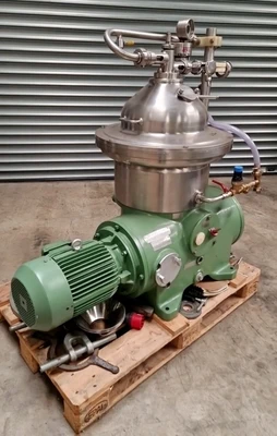 Westfalia SB 14-36-076 wine clarifier centrifuge, 316SS.