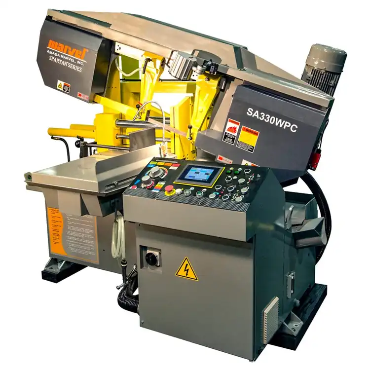 New | in-Stock MARVEL MARVEL FULLY-AUTOMATIC MITER HORIZONTAL BANDSAW Horizontal Band Saws Manitoba CA | Empire Machinery & Tools Ltd. #1359800