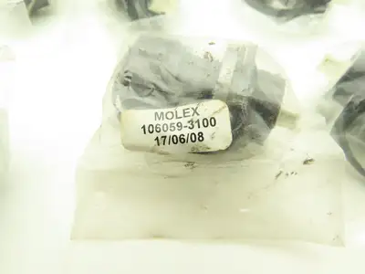 Molex 106059-3100 Fiber Optic Bulkhead Pass Through Connector Lot of 20