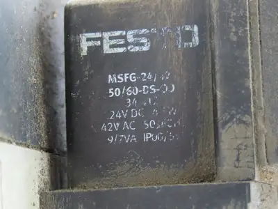 Festo MFH-5/3B-D-3-C Pneumatic Double Solenoid Valve 24VDC 5/3