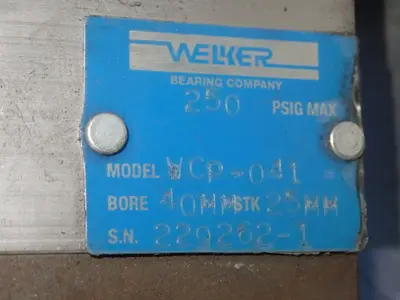 USED WELKER WCP041