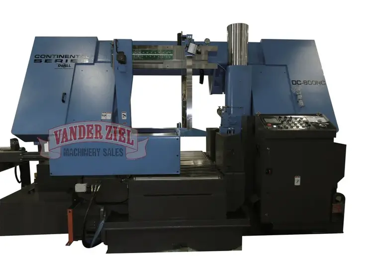 New | in-Stock DOALL DC-800NC Horizontal Band Saws Michigan US | Vander Ziel Machinery Sales #480306