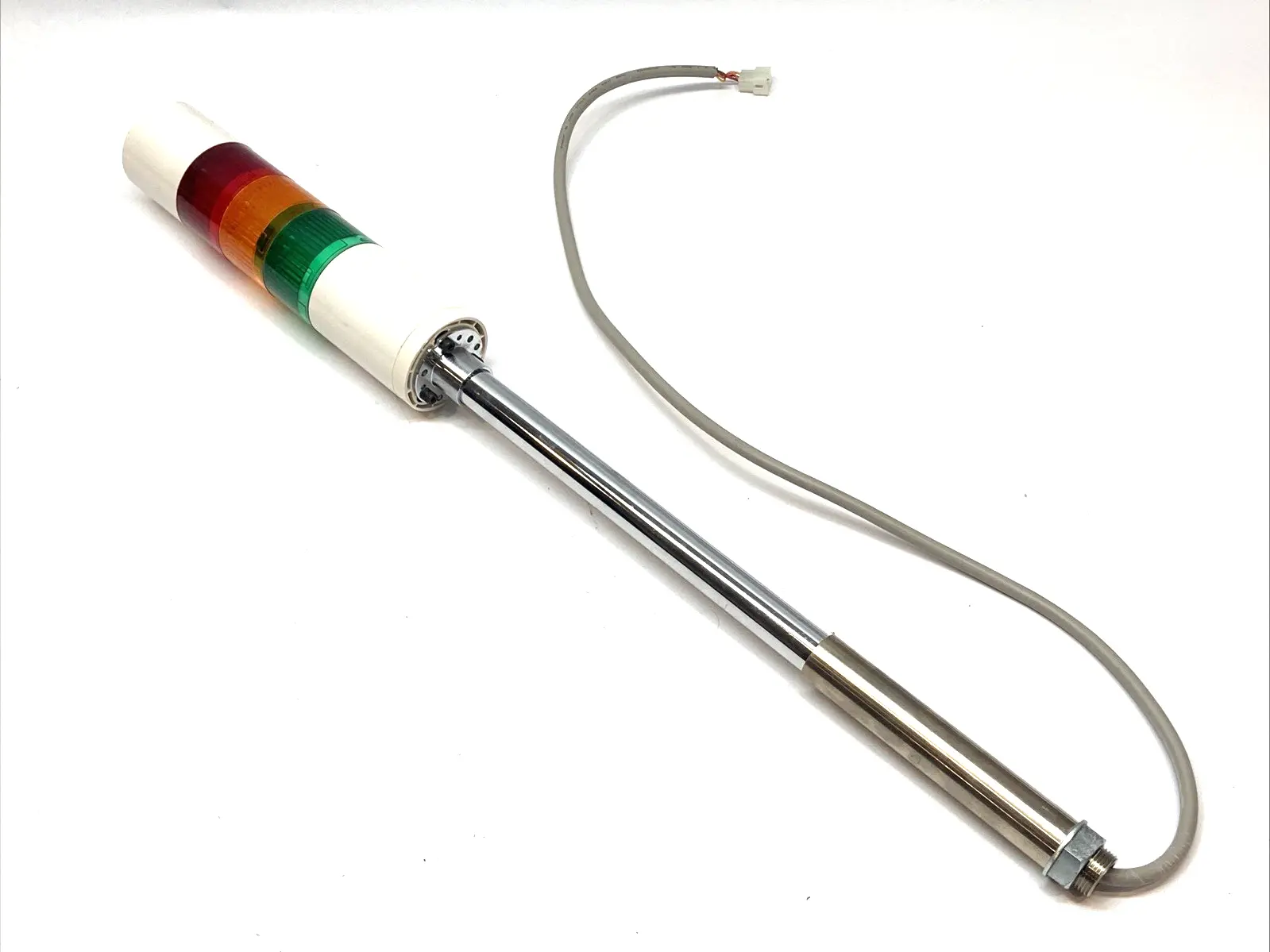 Used PATLITE Signal Tower Light 3-Tier Green, Amber, Red 24VDC 6.6W 0.25A Light Source Equipment Michigan US | Maverick Industrial Sales #1441720