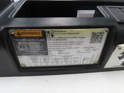 Hyster 8813389 Forklift Hydraulic Motor 48V & Pump 8811653 Removed From E80XN