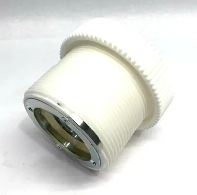 USED MAVERICK INDUSTRIAL SALES PULLEY BLOCK ROLLER, PLASTIC CABLE DRUM UNIT