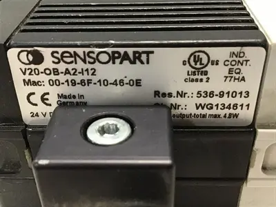 USED SENSOPART V20-OB-A2-I12