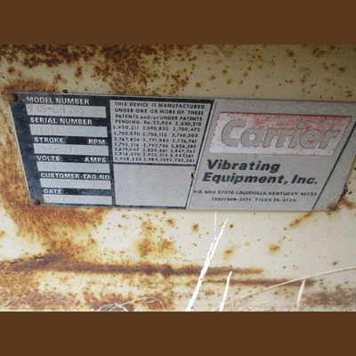 Used CARRIER _UNKNOWN_ Vibratory Feeders Nebraska US | Savona Equipment LTD #1393603