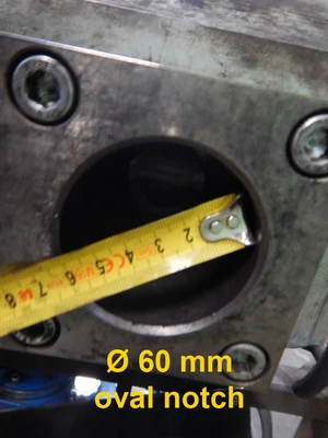 USED HALLER TUBE CUTTING Ø 60 MM