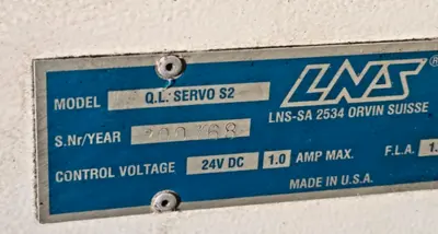 LNS Quick Load Bar Feeder SERVO S2 Q.L. LNS-SA 2534 Bar loader LNS Quick loader