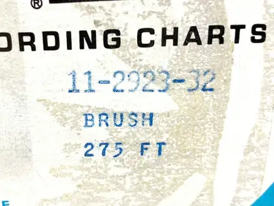 NEW GRAPHIC CONTROLS BRUSH RECORDING CHART PAPER