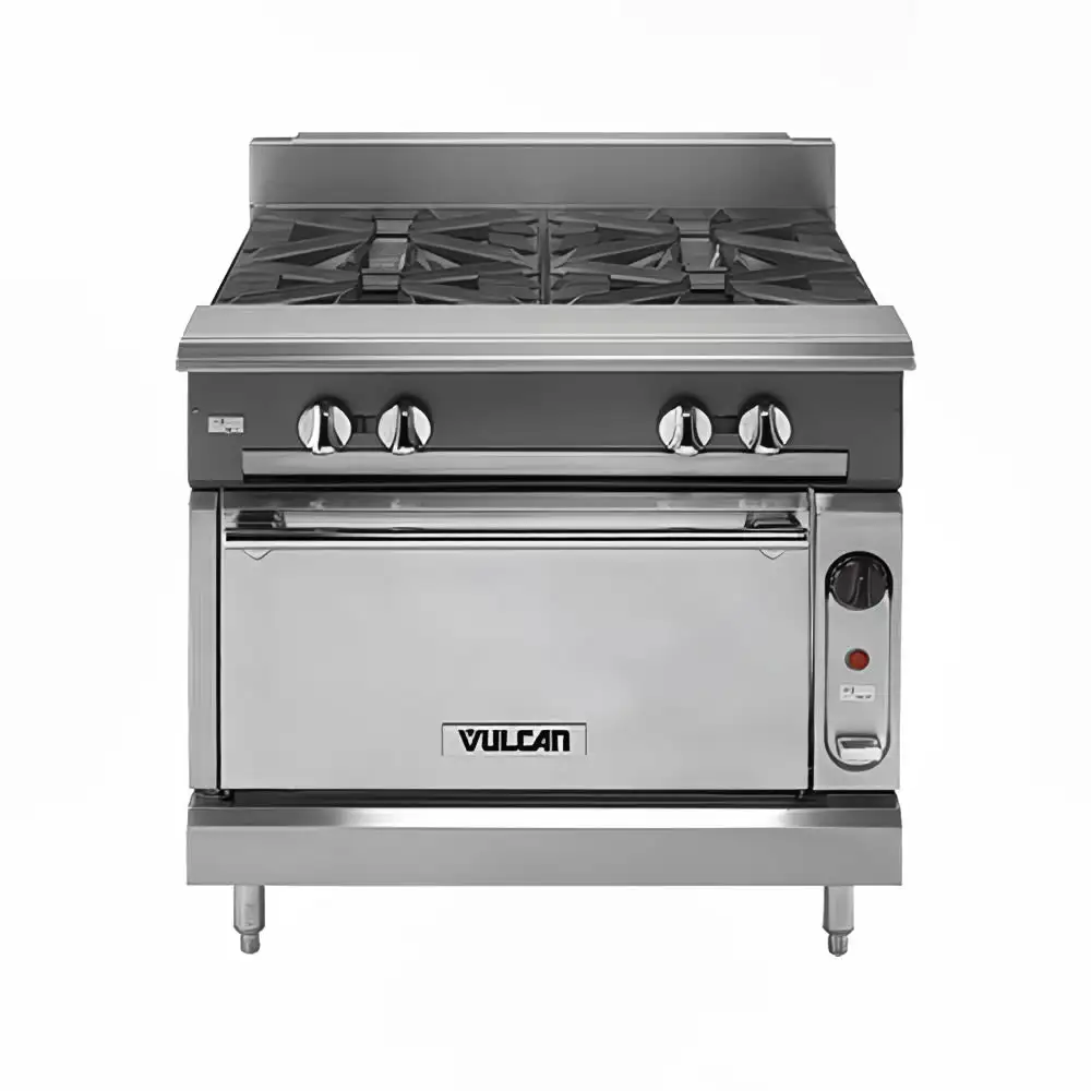 Vulcan VCBB36C 36" Gas Range W/ Charbroiler & Convection Oven, Natural Gas