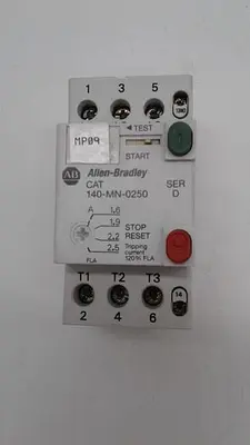 Used ALLEN-BRADLEY ALLEN-BRADLEY 140-MN-0250 MANUEL STARTER Starters | ND Industrial Surplus #1225059