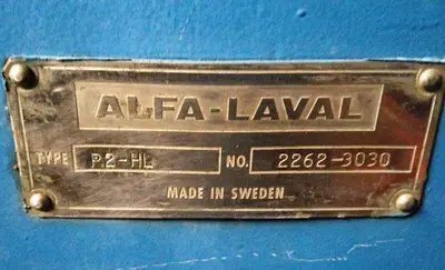 Alfa-Laval CT-6 Centritherm evaporator, 316SS.
