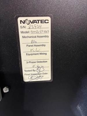 USED NOVATEC NWB-50-DC+