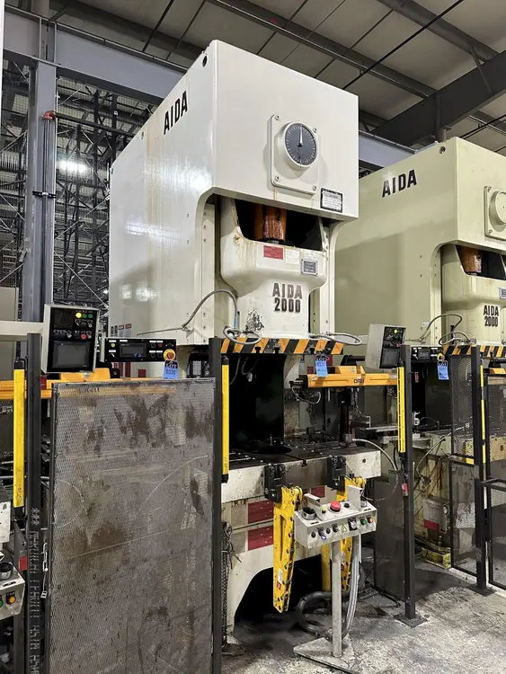 Used 2015 AIDA NC1-2000(2) Gap Frame (OBS) Presses Ohio US | D & D Industries #437866