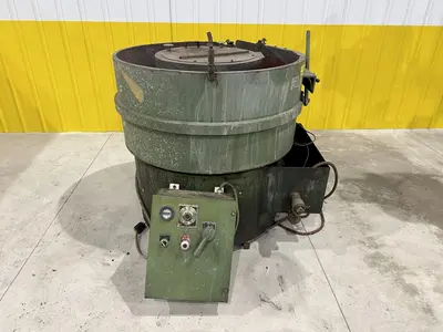 10.5 FT HAMMOND ROTOFINISH MODEL #ST-10 ROTARY BOWL VIBRATORY PARTS DEBURRING FINISHER: STOCK #20063
