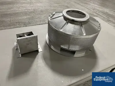 USED Vector 8 Liter Coating Pan for Vector LDCS-3, S/S