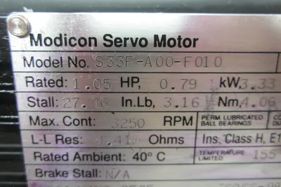 NEW MODICON S33F-A00-F010 SERVO MOTOR S33FA00F010