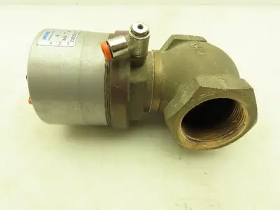 Valvaut Effepi Z200506E Pneumatic Controlled Globe Valve 1-1/2" NPT PTFE Bronze
