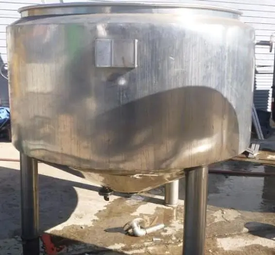Tank, 425 Gallon, 316 Stainless Steel, 59" x 32", Jacketed, OT/CB #S743437