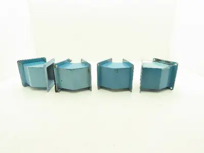 Wiegmann JWL454 4"x4" Wireway 45° Elbow Feed-Through Lot of 4