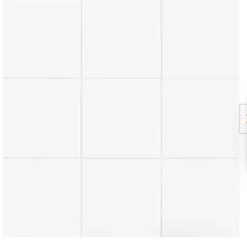 Dal-Tile Glacier White 12x12 Ceramic Tile - 5500-GLACIER WHITE - 3 Boxes