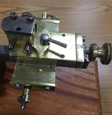 5679-385 Antique Watchmaker’s Bench Lathe – Switzerland, Circa 1860