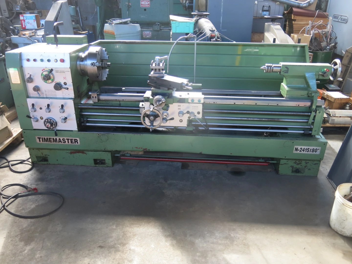 Timemaster 24″ x 80″ Gap Bed Lathe