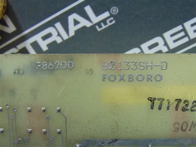 Foxboro B0133SH-D Memory Board F8620D L0118WF Rev. A Used
